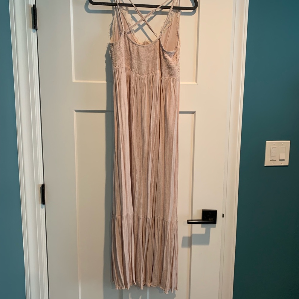 Lush maxi dress with lace top - Picture 2 of 4